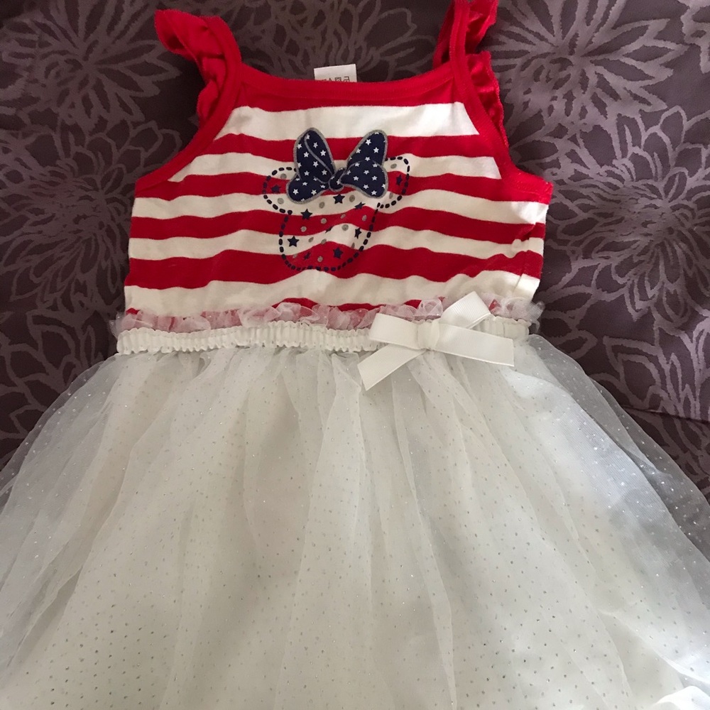 2T Minnie Mouse Fourth of July Dress